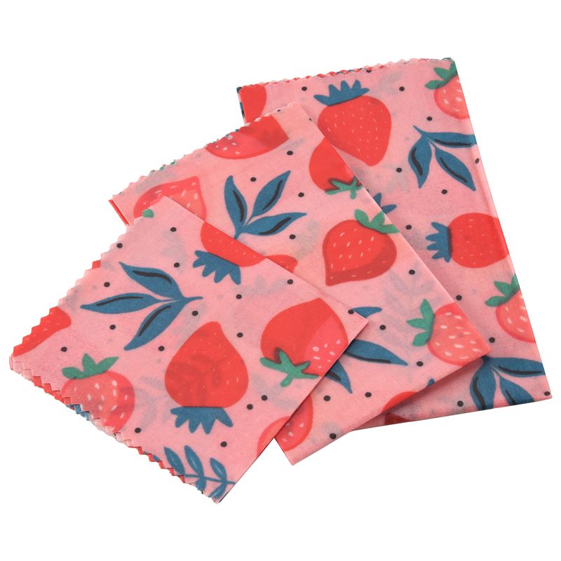 Beeswax Wrap Reusable - A01F-1 Zestaw Wielorazowych Owijek z Wosku