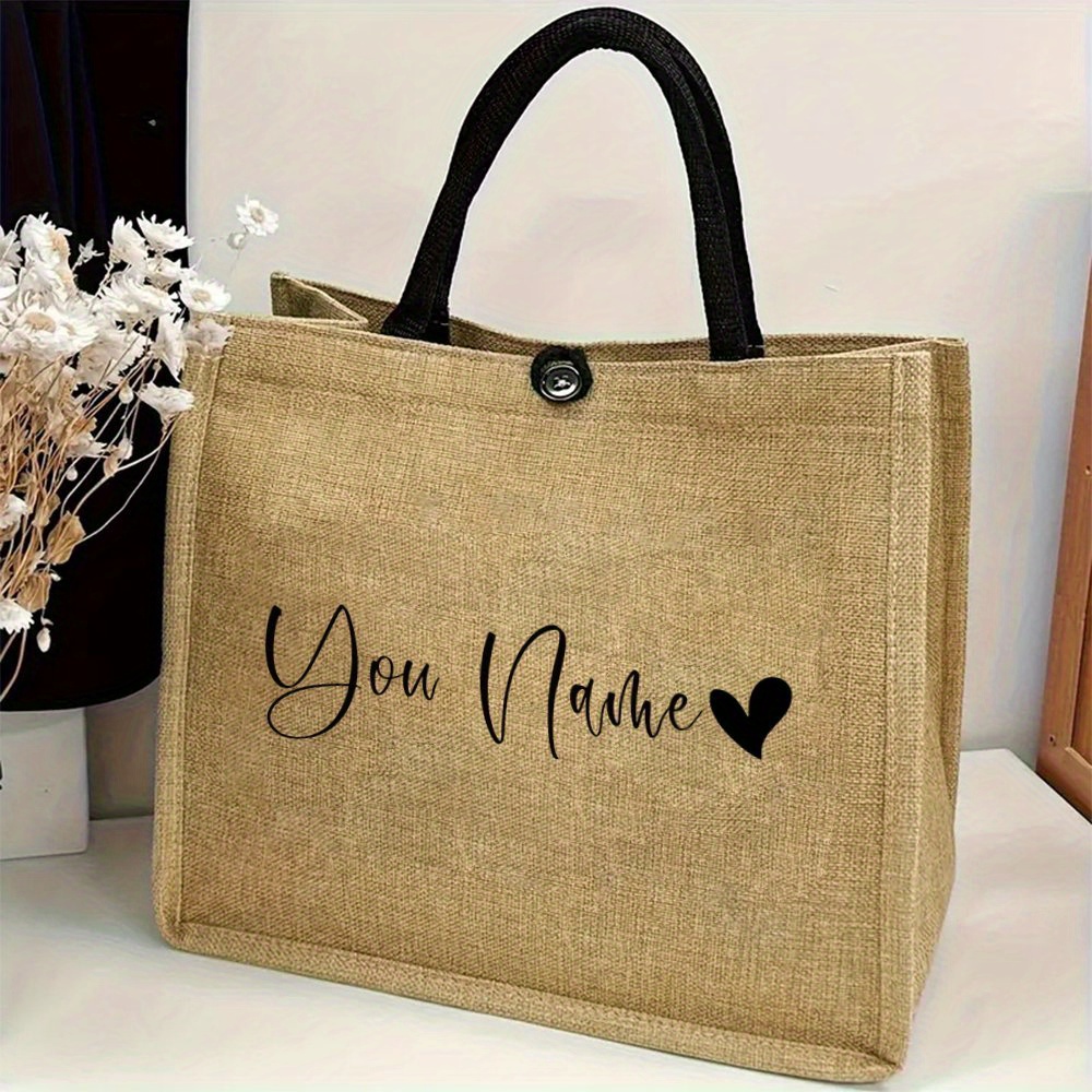 Linen Bag Bulk - Personalizowana lniana torba na zakupy z