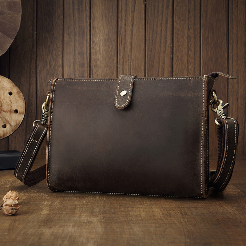 Linen Bag Bulk - 100% oryginalna skórzana kopertówka z opaską