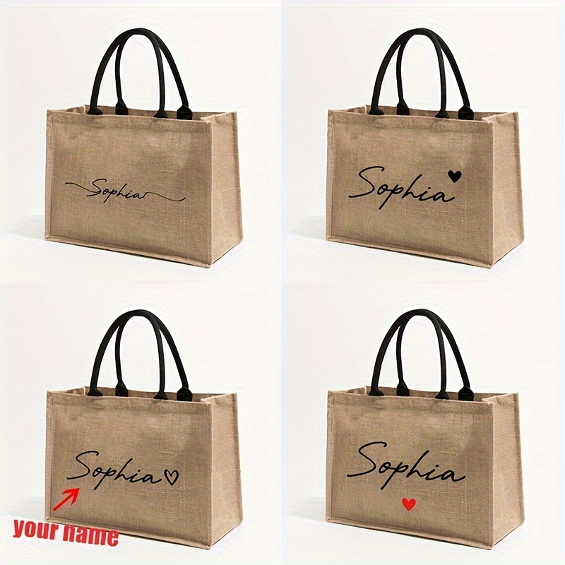 Linen Bag Bulk - Torba plażowa z własnym wzorem, personalizowana