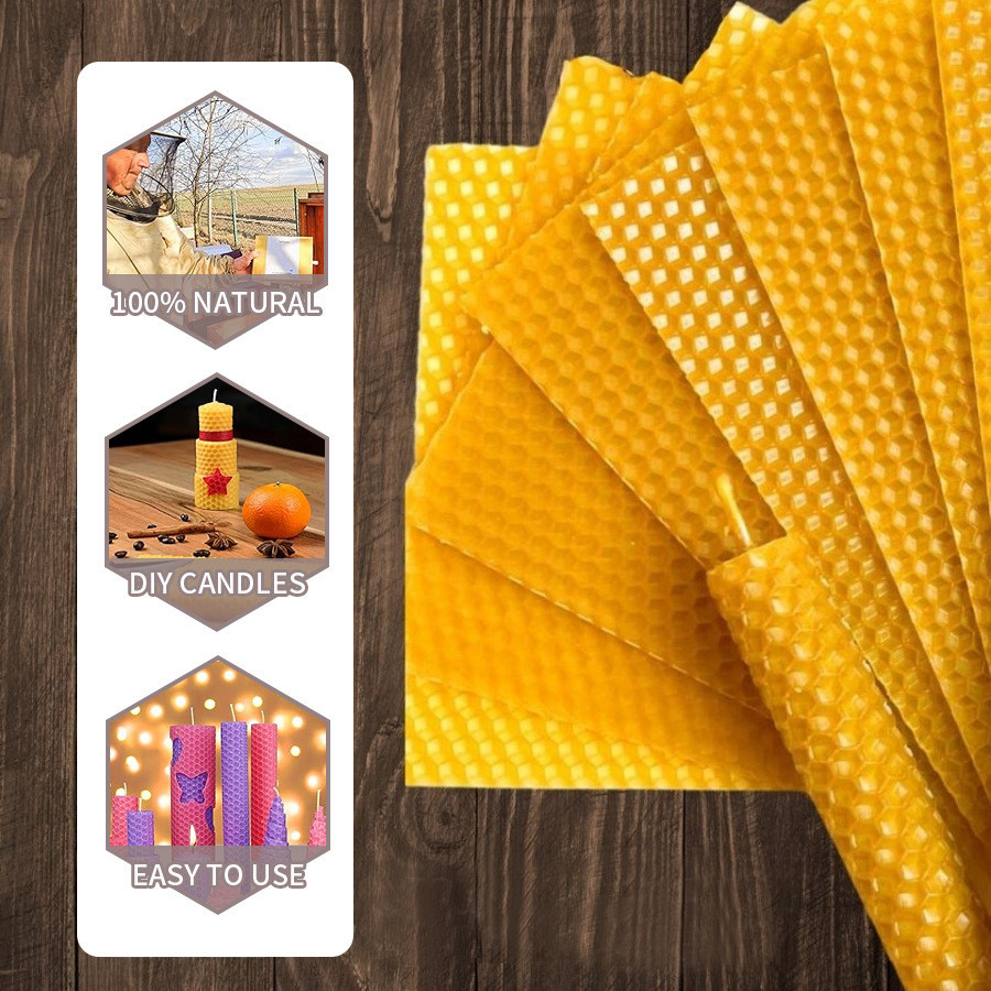 Beeswax Wrap Reusable - 10/20/30 sztuk naturalne arkusze wosku pszczelego