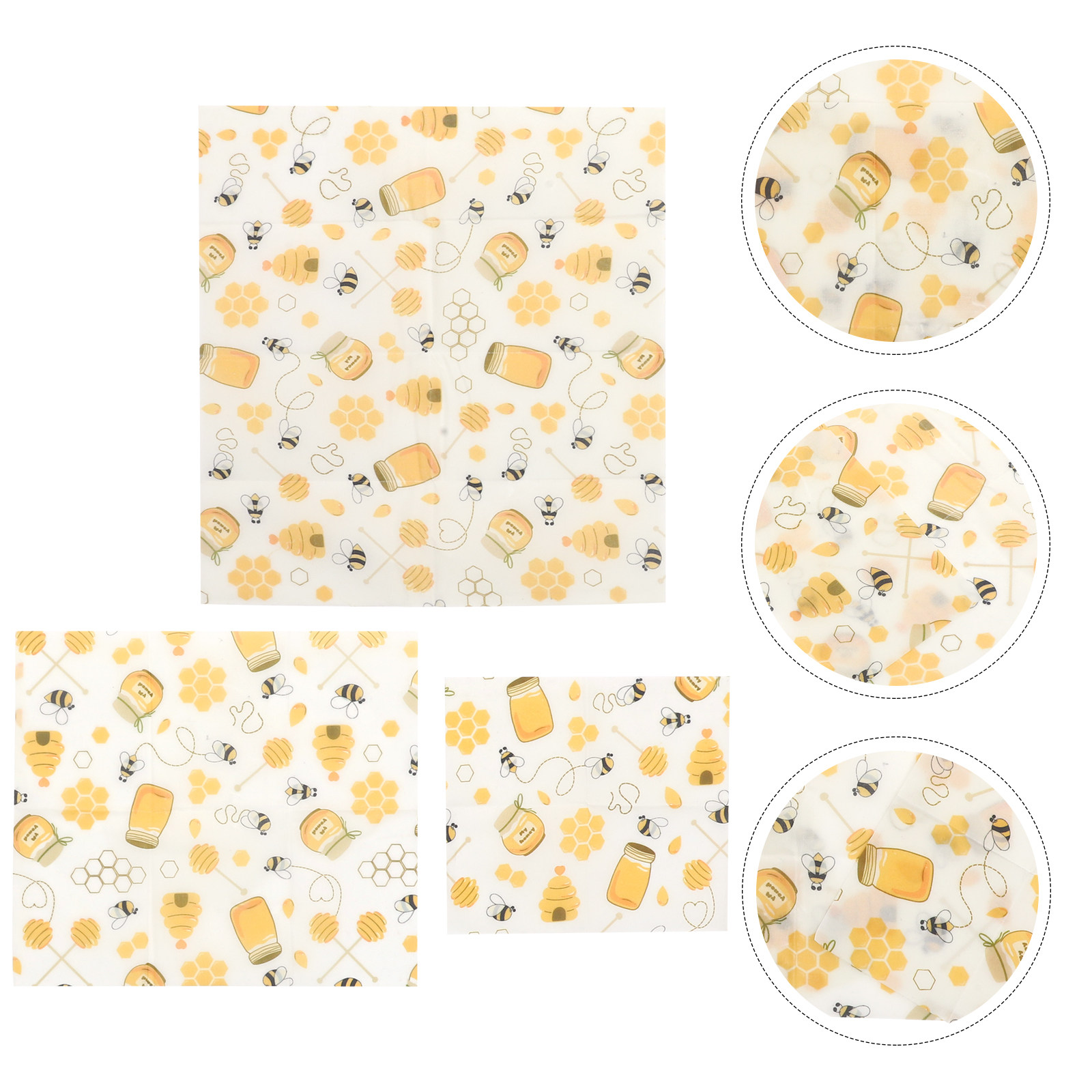 Beeswax Wrap Reusable - 3 szt. owijek z wosku pszczelego