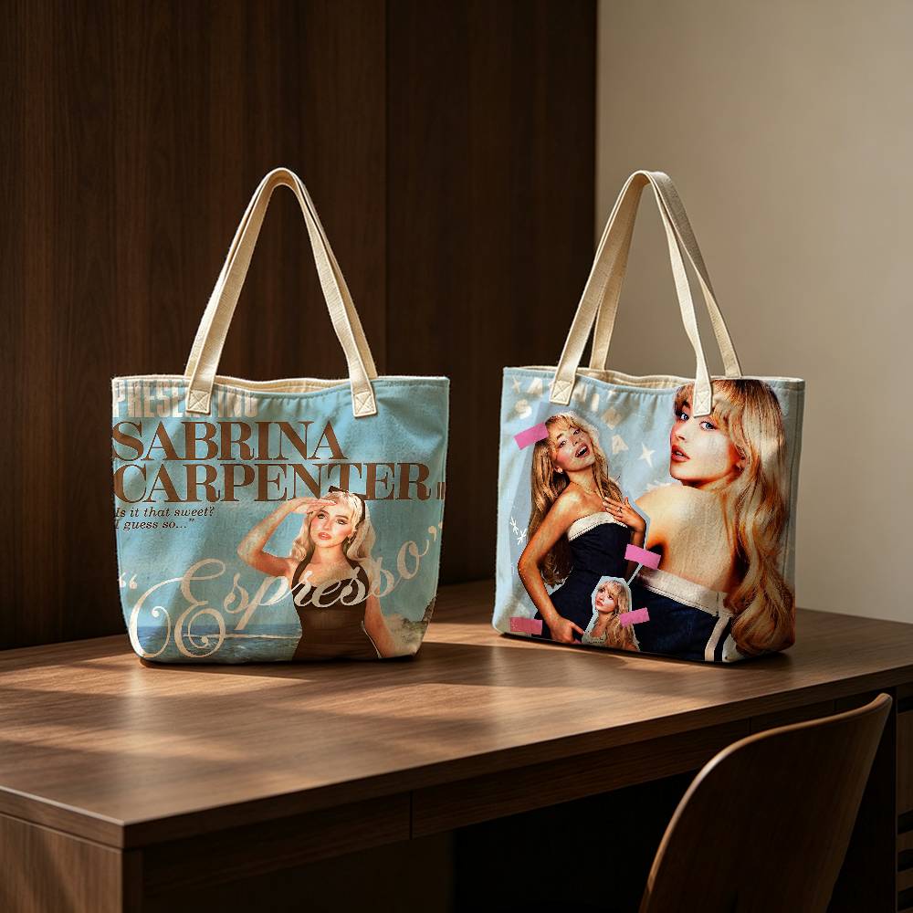 Linen Bag Bulk - Torba na ramię S-Sabrina C-Carpenter Singer,