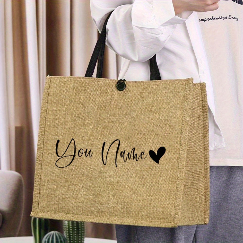 Personalizowana lniana torba n – Linen Bag Bulk recenzja i cena