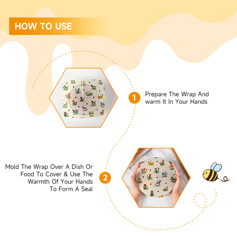 6 opakowań (2S. 2M, 2L) Wielor – Beeswax Wrap Reusable recenzja i cena