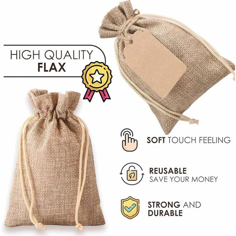 Zestaw lnianych woreczków 21/5 – Linen Bag Bulk recenzja i cena