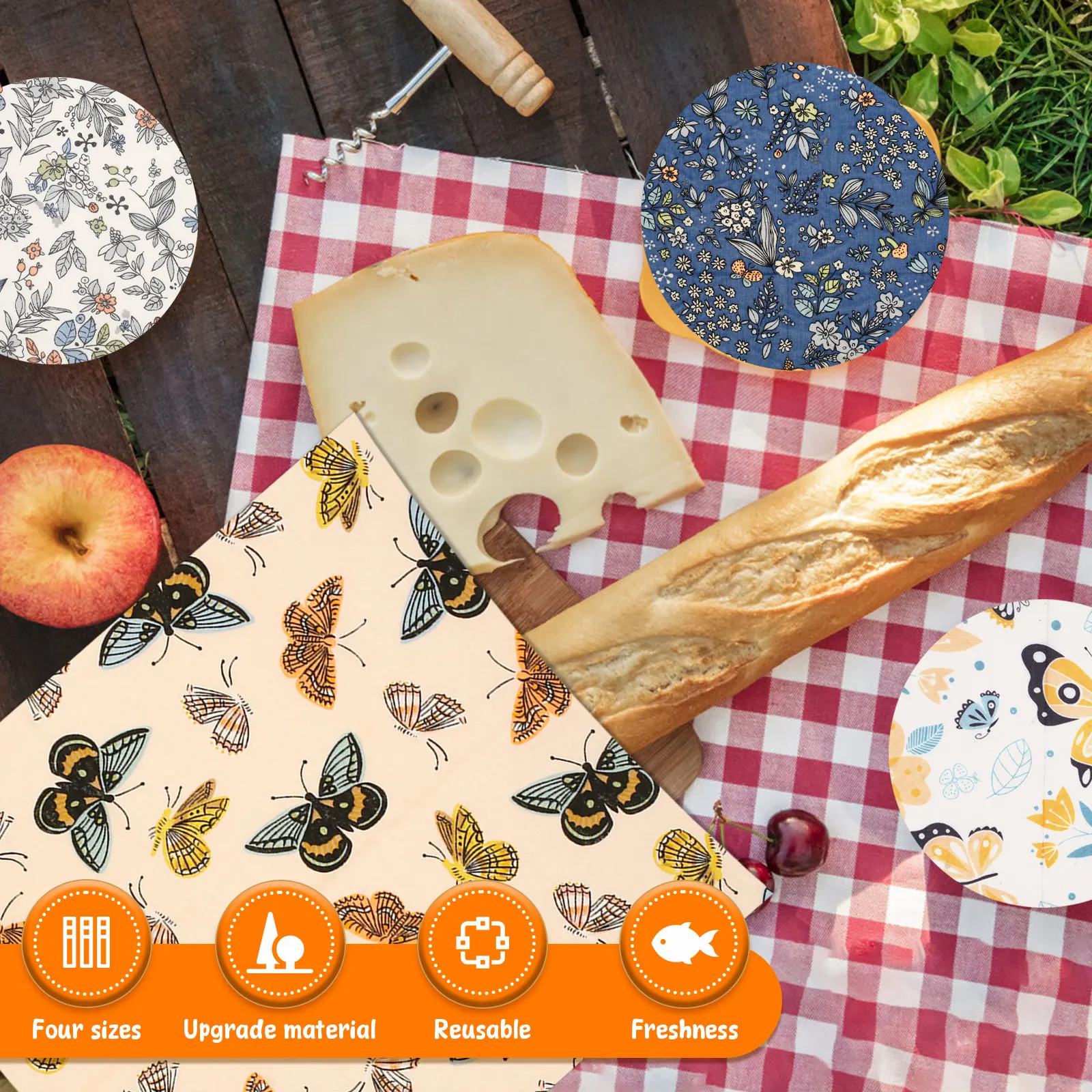 11-częściowy zestaw owijek z w – Beeswax Wrap Reusable recenzja i cena