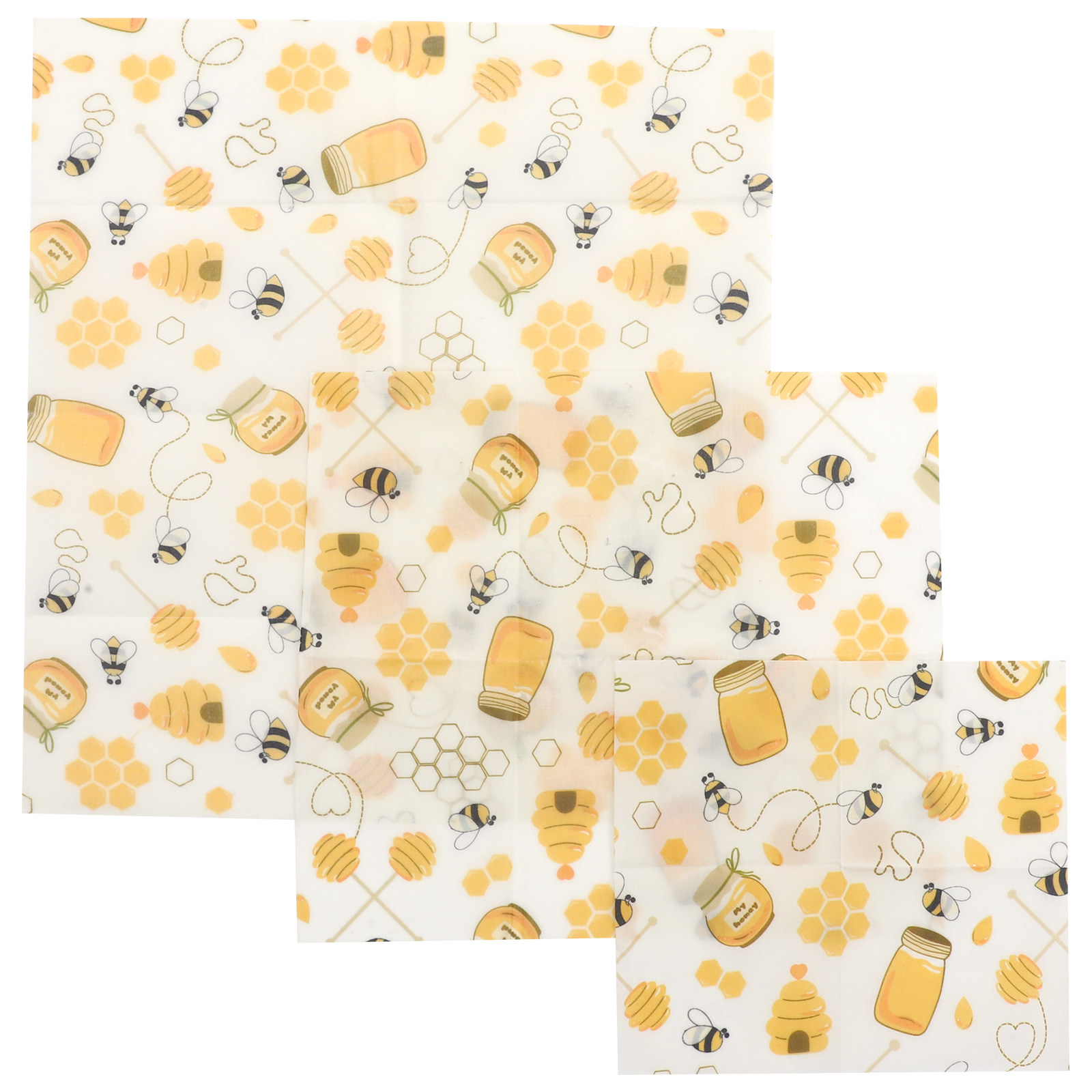 3 szt. owijek z wosku pszczele – Beeswax Wrap Reusable recenzja i cena